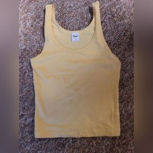 TNA YELLOW TANK TOP